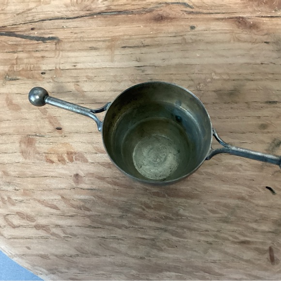 ⚫️ Vintage - Rare - Collectible - Beer Tumbler Shot Glass - Silver Plate - Rare - Picture 4 of 11